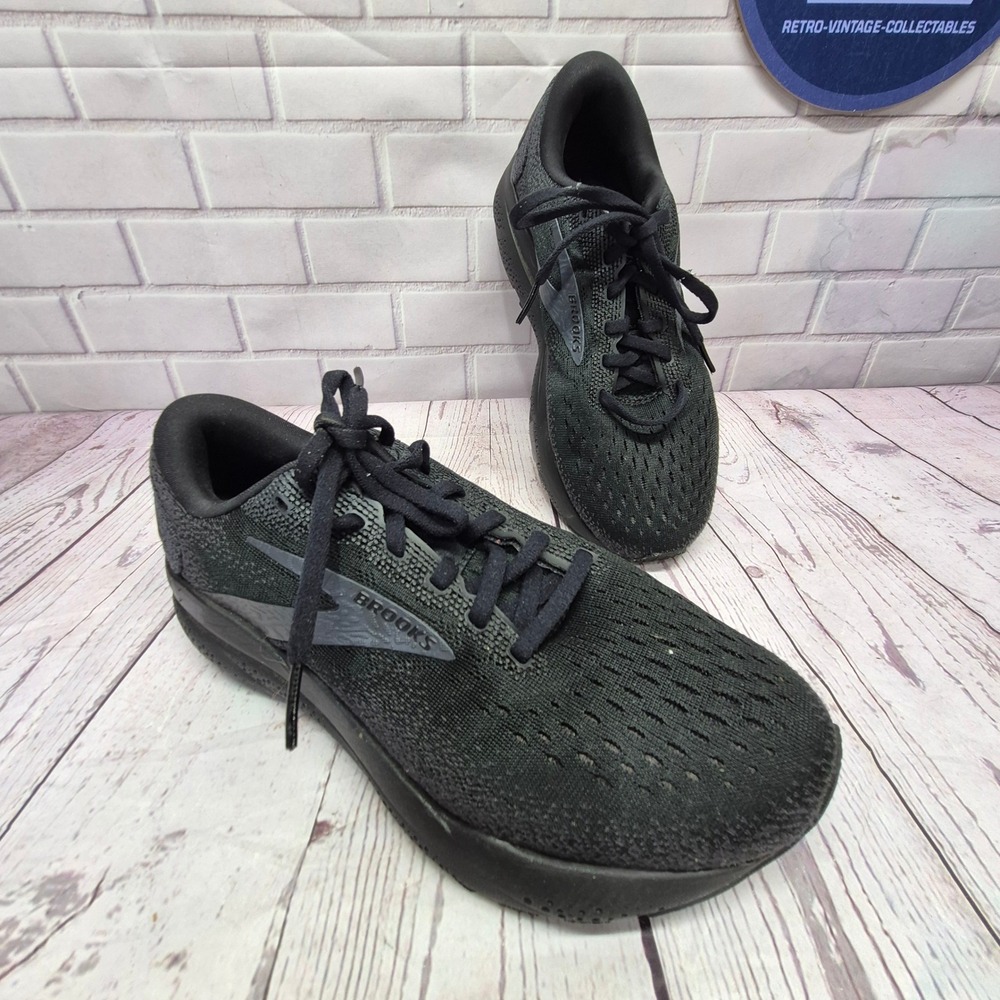 Brooks Ghost‎ 16 Mens 7.5 Wide Black Running Shoes 1204071D020 Sneaker